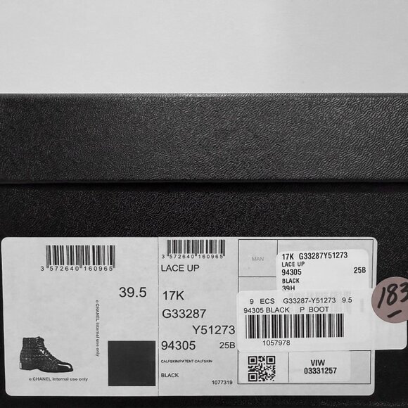 Chanel 2020-2021 Logo Combat Boots - Picture 12 of 12
